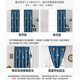 Rongtao rental house sunshade without punching Velcro adhesive short curtain fabric light-blocking small window curtain 1.2 meters wide * 1.5 meters high one piece