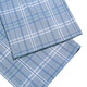 AIMER Men [mismo modelo en el centro comercial Shopping] 22SS Disfrute de pantalones caseros sedosos Pajamas New Spring and Summer NS42F683 Light Blue Plaid YH5 3XL 185