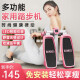Stepper female in-situ hydraulic pedal machine home mute weight loss artifact sports fitness equipment slimming stovepipe machine Cherry blossom powder + rope mat