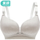 Tongyan Nursing Bra Maternity Underwear Double Open Button No Wire Ring Push Up Pregnancy Nursing Bra Four Seasons Blue Gray 85B