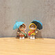 
Gelun Cute cartoon desktop character small ornaments creative office healing mini couple micro landscape decoration one-doll kitten combination