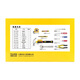 Tajima household tool set multifunctional practical tool bag household 10-piece set fc00587