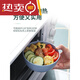 摔不坏的碗抗摔碟套装家用烂小单个防摔可爱碗筷餐具饭 小麦餐具29件套(含加厚砧板颜