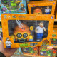 Plant vs. Zombie Toys 2 new version full set of ejection soft glue pea shooter big mouth doll 686-118A Dave + Big Mouth Flower