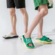 Big Mouth Monkey (Paul Frank) Slippers Men's's Indoor and Outdoor Couple épaisse semelle douce élastique Sandales sportives extérieures blanches 40-41pf683