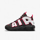 Nike (Nike) Frauenschuhe 2025 Sommer Neue Luft mehr UPTEMPO PIPPEN Schockabsorbierende Basketballschuhe große Kindersport- und Freizeitschuhe DH9719-200 Schwarz, Weiß und Rot 39