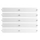 Convient pour Gree Air Climinging 2p3p Yuefeng Smurf Hongyun Mantang Windguide Board Guide Blade E: 3P Yuefeng Corner arrondi seul (3883)