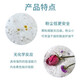 HaLODN [On the same day/next day] Flower desiccant handmade DIY dried flower desiccant immortal flower specimen dry sand Flower desiccant 1Jin [Jin equals 0.5 kg] Set [dry box + sand-drying spoon + small brush]