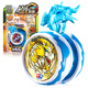 Audi Doppel Diamond Jo-Yo Spielzeug Feuerkraft junger König Verstellbarer Rotations-Yo-Yo-Boxhelden Yoyo Boy Toy Geschenk Verstellbarer Rotation Yo-Yo-White Yelong