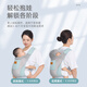Aiyuanmei baby strap front and rear dual-purpose outdoor simple breathable net baby front hug lightweight baby holding artifact liberates hands green glaze green