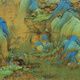 Qiao Mei, China's top ten famous paintings, antique paintings, long scroll paintings, ancient famous calligraphy and paintings, original prints, collections, gift paintings, Wang Ximeng, Thousands of Miles of Rivers and Mountains, 51*1277 cm, 1:1 high-definition copy + framed long scroll + brocade box packaging