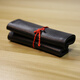 Naichite Mini portefeuille Men de vache à vaches courts pour hommes Clips Vertical Portefeuille vertical Monsieur Soft Gentleman's Café