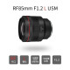 Canon RF85mmF1.2LUSM mid-telephoto fixed-focus mirrorless lens (dedicated to full-frame EOSR systems) is suitable for RRP series