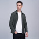 Lucadilong Spring and Summer [Italian REDA Wool] Retro Wearing Business Casual Jacket Men's Jacket Military Green L (50)