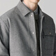 Tanzen mit dem Wolf [68% Wolle] Herbst- und Winter -Down -Jacke Herren -Technologie -Verriegelungswerkzeug Revers Jacke 004 Blume Asche 175