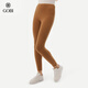 GOBI Gobi Winter Blended Stretch Slim High Waist Raise Hips Abdominal Control Inner Wear Warm Pants Women's Leggings WK785 Camel 927 S