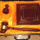 Roshimano Auction Hammer Customized Judge's Hammer Auctioneer's Hammer Law's Hammer Judgment Hammer Wooden Hammer Auction Hammer Set Rosewood Set