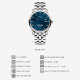 Titoni Swiss Watch Master Series Mechanical Men's Watch 41 mm [618 Primera compra] Cinturón de acero Blue Disc 83188-S-679