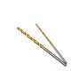 
XMSJ ink titanium plated twist drill high-speed steel drill bit stainless steel aluminum iron metal rotor 12116 11/64