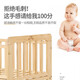 Zhibei crib solid wood multi-functional baby cradle spliced children's bedside bed D3 large bed + mattress bedding