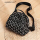 ANDSEEYOU brand women's bags new fashion trendy bags women's crossbody bag versatile niche single shoulder portable canvas bag chest bag black