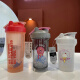 American BlenderBottle classic protein powder shaker cup sports water cup fitness cup milkshake cup with scale arctic white 585ml upgraded version
