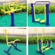 Outdoor fitness equipment combination outdoor sports fitness equipment community park square path equipment package Chunshao ground buried single walker