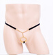 Jiyu (JIUUY) Jiyu underwear thong men's gay perverted low-waist open-flap bumpy large pouch transparent non-removal red