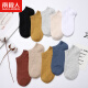 Antarctic 10 pairs of socks, women's socks, boat socks, antibacterial and deodorant socks, spring and summer women's socks, women's cotton socks, invisible socks