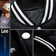LEEWAHYU Sitio web oficial Vest Juego de otoño para hombres e invernales Vest Casco Workwear en espesas de algodón de algodón Clip informal Black 829 2XL (recomendado 120-140Jin [Jin iguala 0.5 kg])