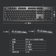 
Logitech k845 mechanical keyboard gaming keyboard office keyboard mouse set csgo keyboard wired gaming e-sports keyboard computer office home mechanical keyboard K845 tea shaft-powder blue keycap