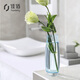 Jiabai modern simple small fresh colorful hydroponic glass vase creative table decorations a flower home decoration sky blue