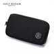 Golf (Golf) Frauen kleiner frischer Kupplungsbeutel Leichtes Kapazität Handgratt Tasche Trendy Mode Frauen Reißverschluss Clutch Geschenk für Freundin cool schwarz