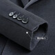 Fazeya Hengyuanxiang high-end cashmere suit men's jacket autumn and winter wool wool business casual slim suit single western jacket black 170 (recommended 105-125 Jin [Jin equals 0.5 kg])