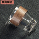 Yonghuan Tee Set Accessoires Glasmesse Anti-Scenen-Abdeckung Hitze Isolierring Japanische Holzbecher-Set Handheld Tee Leck Tee Anti-Scenen-Ringkaffee Holzbedeckung 6624