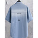 Woodpecker (Tucano) Denim-Kurzärmel-Hemd Herren Retro Thin Trendy Casual Top Teenager Student mit Taschenhälfte T698 Black XL Geeignet für Gewicht 115 Jin [Jin gleich 0,5 kg] -130 Jin [Jin gleich 0,5 kg] tragen]