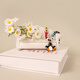 KKV new Pingu series mobile phone chain cute peripheral camera mobile phone bag hanging chain decorative rope chain come so music