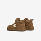 Best 2025 spring new fashionable sports high-top shoes plus velvet warm women's casual shoes X1591AD5 camel 40