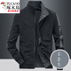 Woodpecker (TUCANO) 2023 Spring New Double-Side Jacket Men's Stand Collar High-End Business Casual Men's Spring and Autumn Jacket Trend Spring and Autumn Double-Side Wear (6626-Dark Gray) L