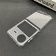 适用vivxflip手机壳新款折叠屏翻盖vivoXFlip手机套透明硬壳超薄 透明 vivoxflip