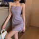 Yi Jingxuan (YIJINGXUAN) Internet celebrity small birthday party disco suspender sexy dress celebrity temperament shiny dress nightclub main picture L 105-115Jin [Jin equals 0.5 kg]
