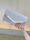Kuqidishu enveloppe de mode sac femmes 2024 Nouvelle température dîner robe craquier maman mariage cheongsam sac femmes triangle or bord noir