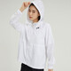 耐克（NIKE）外套女装夏季运动服宽松连帽休闲夹克梭织开衫上衣DM6180 DM6180-100白色  M