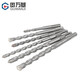 Guwanji Guwanji Impact Electric Hammer Drill Bit Extended Drilling Through Wall Cement Concrete Drilling Slotting Square Handle Round Handle M6x110