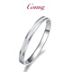 GsunG platinum PT950 bracelet for women, couple style, cat eye craft bracelet, colorful brushed surface platinum bracelet spring buckle, calculated based on the gold price of the day