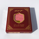 Kinputon 6 paires] Plastic Poker Gold Art Gyt Gyt Double face pote poker PVC GAK SOHA Bridge Gyt688 Bleu [6 paires]