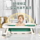 Benmai bathtub baby bathtub folding enlarged and thickened newborn products can sit and lie down baby and children's bath artifact bathtub multi-functional thickened temperature-sensitive model! [Upgrade! Anti-slip thickening] Bibo green + suspended bath mat