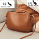 Kuqidaishu (kuqidaishu) Frauen weiche Leder kleiner Tasche Crossbody Neue modische Textur kleiner Ledertasche VERSATILE Leder One-Shoulder Handy Shell Bag Mist Blau