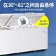 海尔（Haier）冰柜商用大容量500升以上电子控温双开门卧式冷冻柜转换单温冷柜带锁超低温深冷速冻茶叶海鲜雪柜 【商用推荐】-38℃超低温/钢板内胆/ 829L