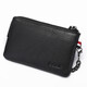 
GOLF key bag fashionable mini cowhide men's waist-hung car key bag multi-function key case black crocodile pattern